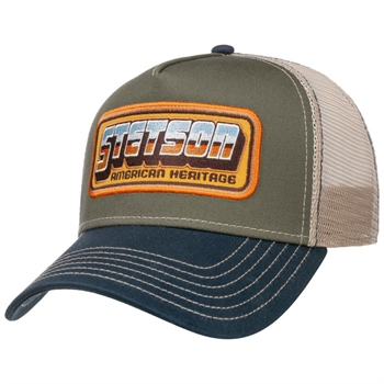 Justerbar og Lækker Stetson Trucker cap i en flot farvekombination.
